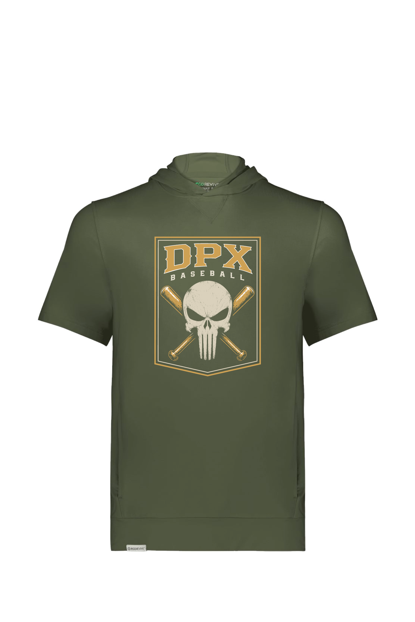 Skull Short Sleeve Hoodie