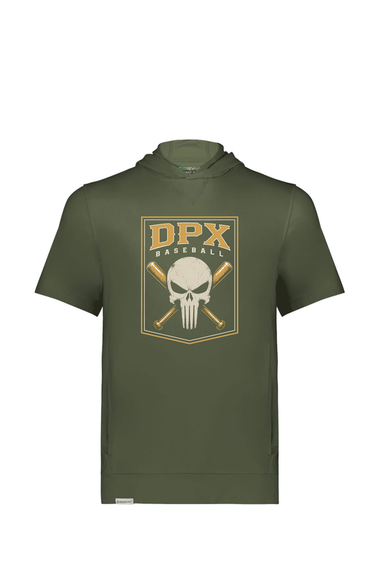 Skull Short Sleeve Hoodie