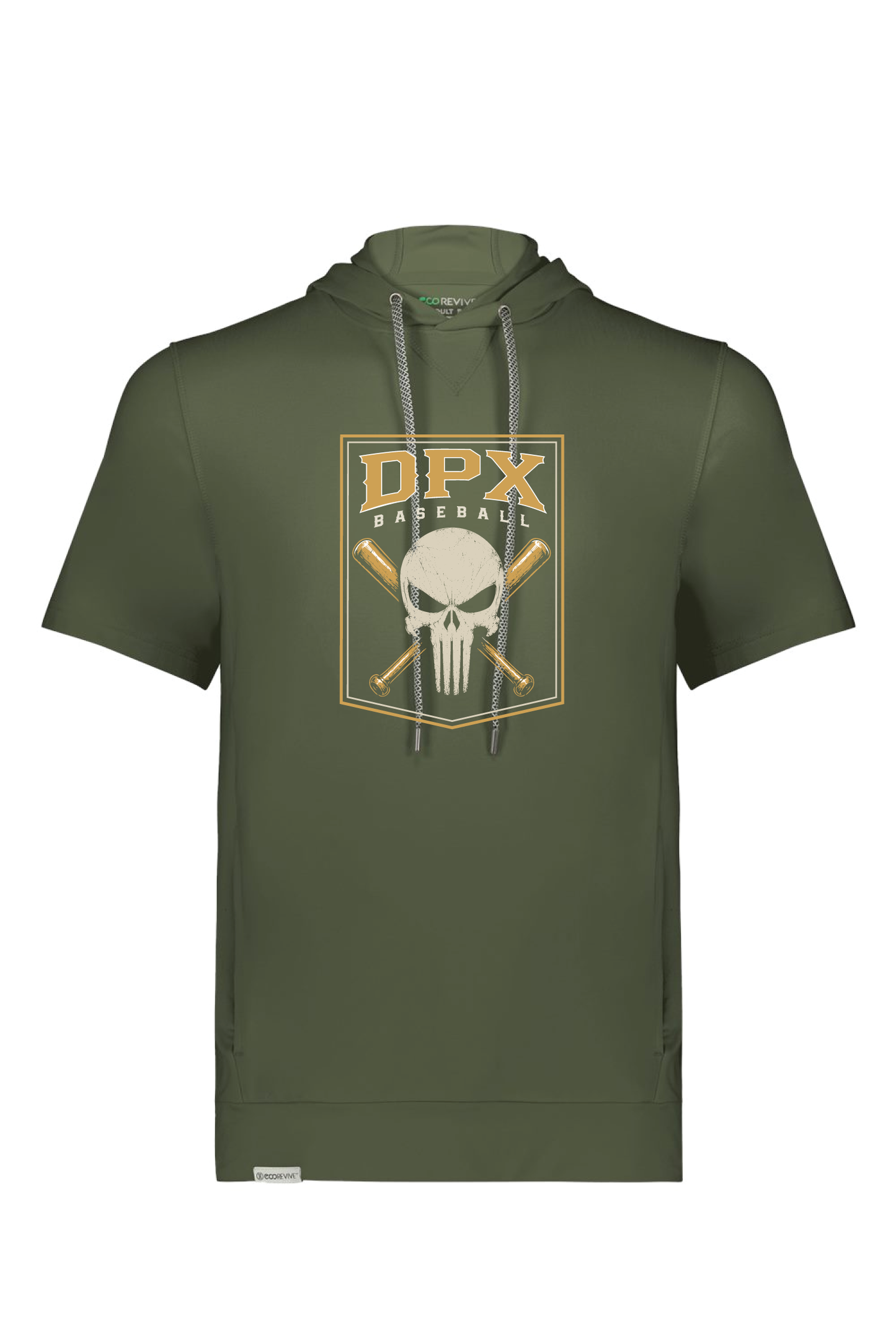 Skull Short Sleeve Hoodie