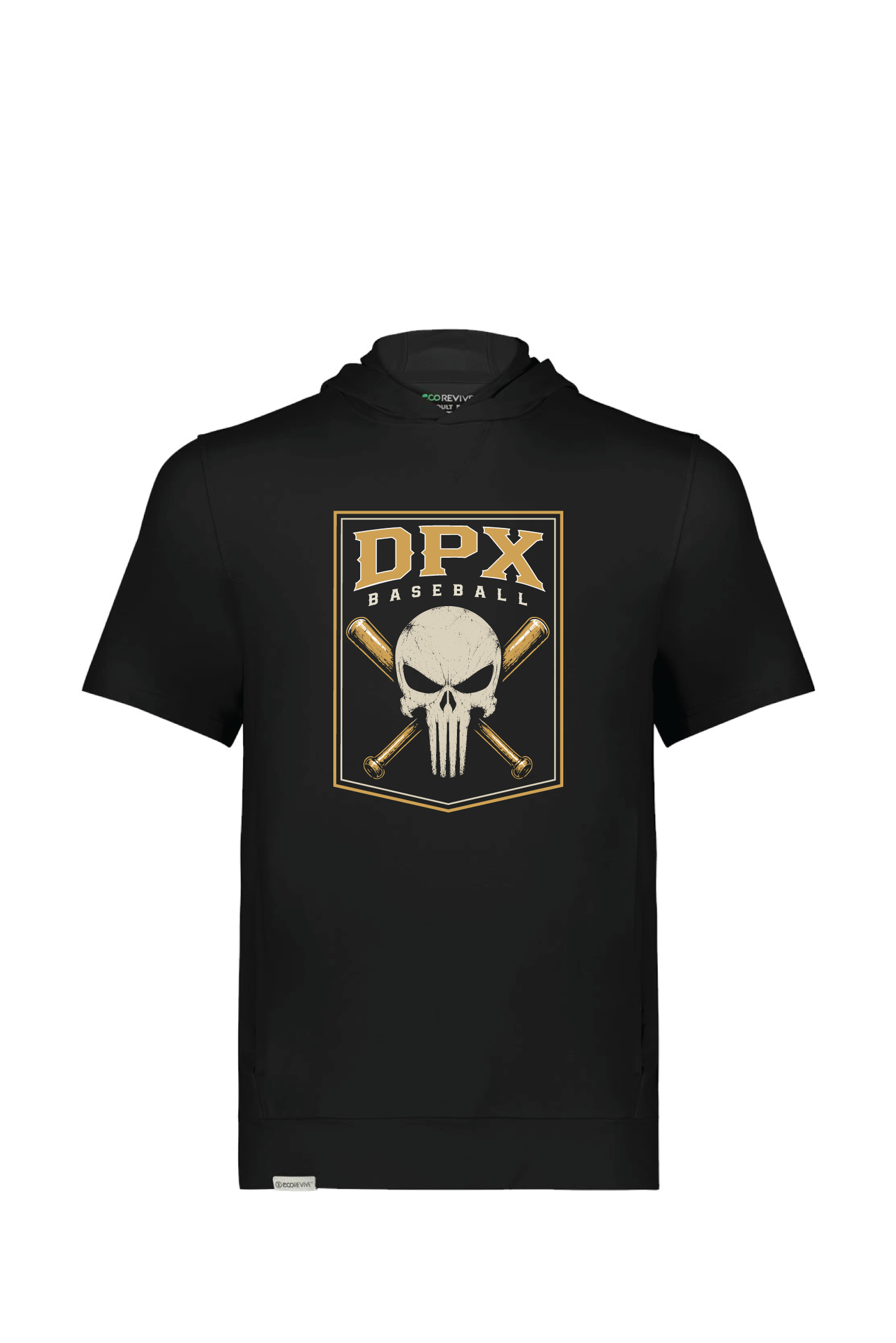 Skull Short Sleeve Hoodie