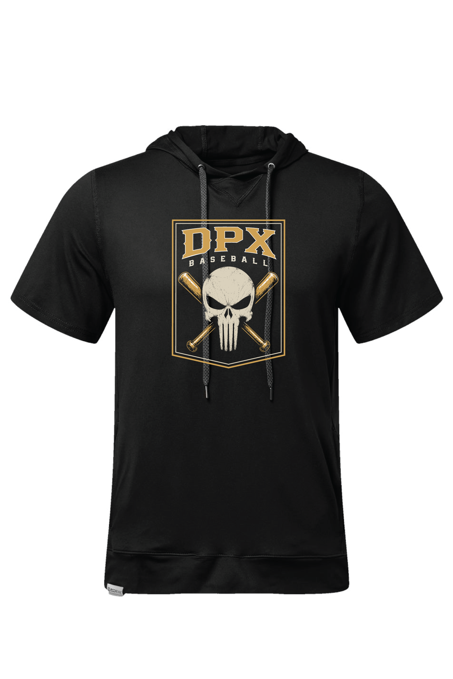 Skull Short Sleeve Hoodie