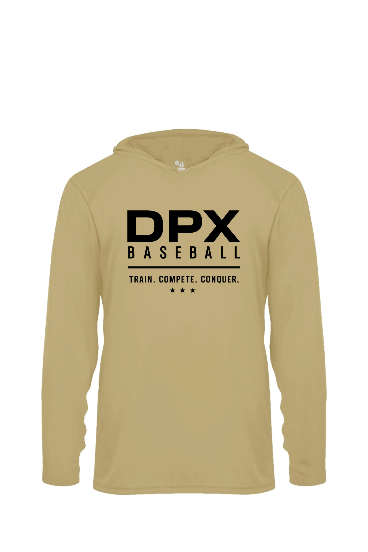 "Train. Compete. Conquer." Performance Hoodie